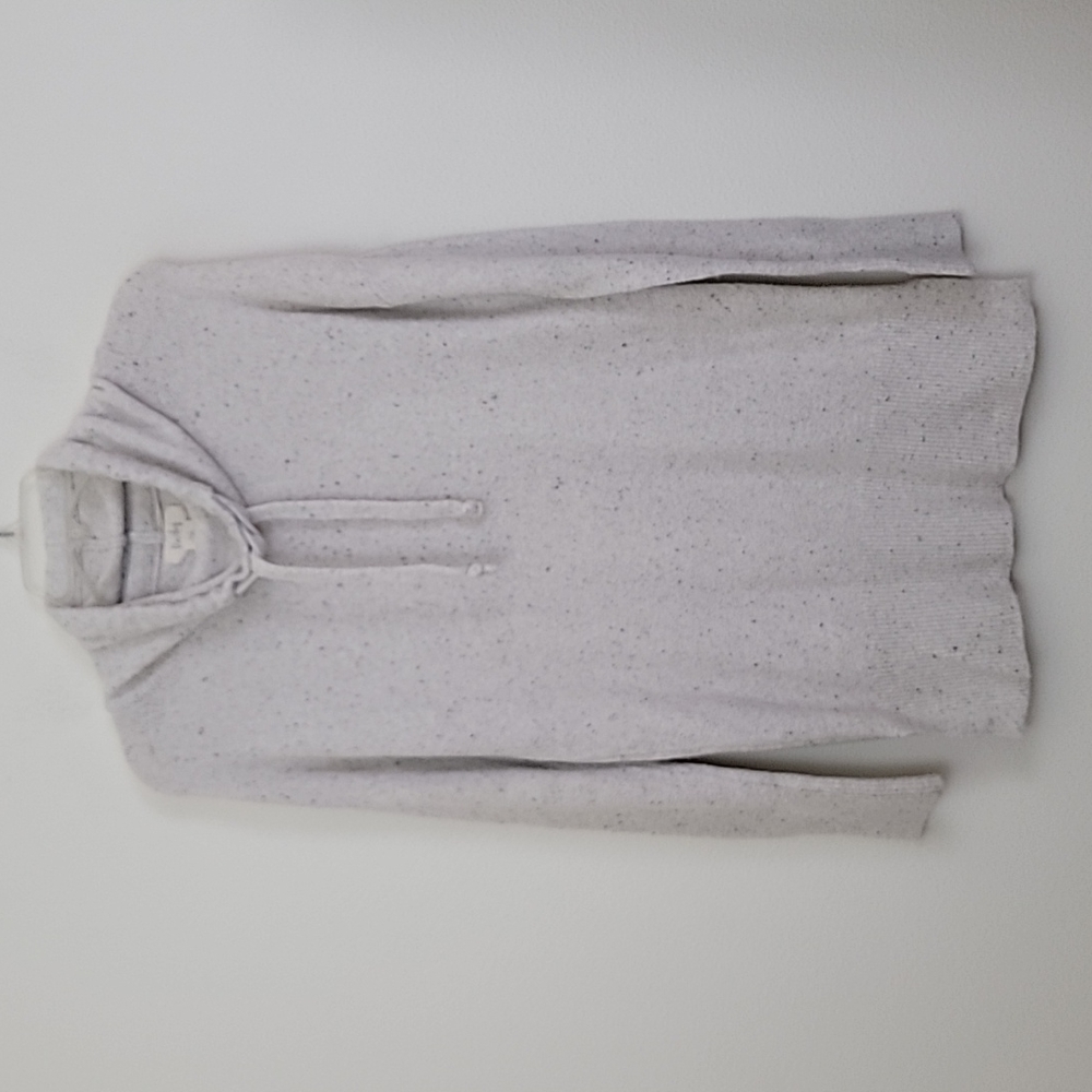Kaisley Cowl Neck Off White Tunic Sweater M